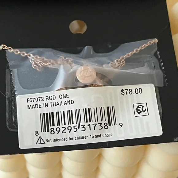 COACH Open Circle Slider Bracelet In Rose Gold - Picture 11 of 16